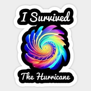 I Survived The Hurricane Sticker